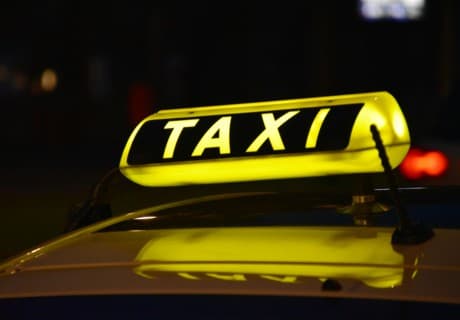 taxi sign