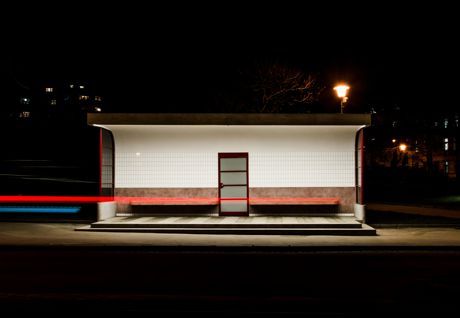 empty bus station