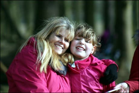 grandma and granddaughter