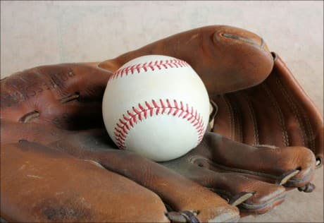 kid's baseball mitt